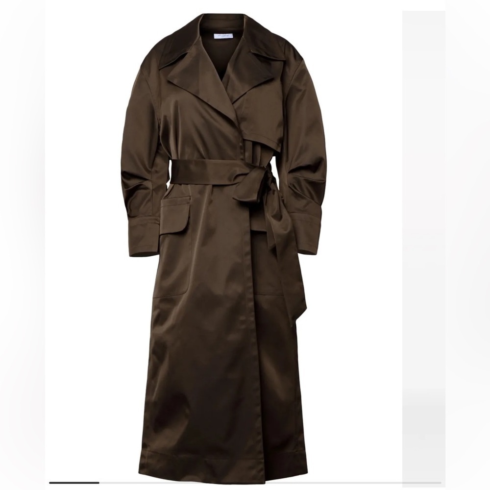 Equipment Oliver trench coat brown